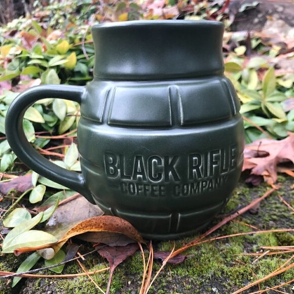 Cabelas Gun Mug & Black Rifle Coffee Company Grenade Mug - Picture 5 of 7